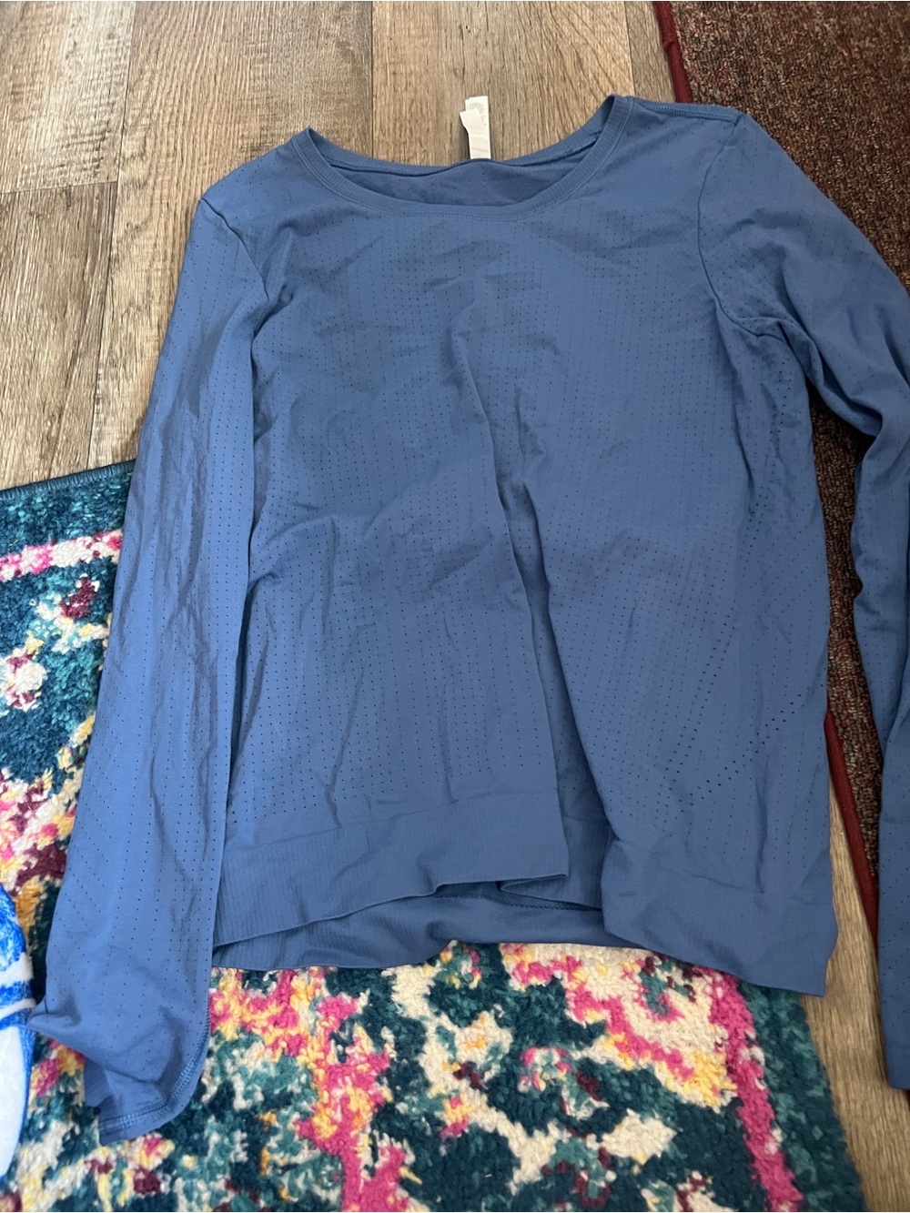 Athleta large blue long sleeve